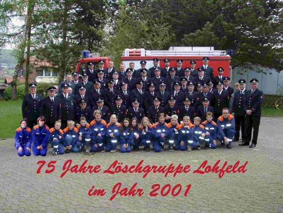 L�schgruppe Lohfeld zum 75j�hrigem Jubil�um