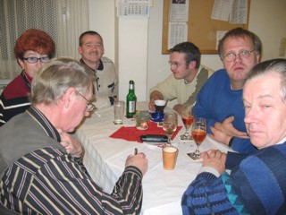 die erste Runde...