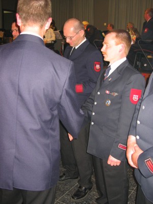 ein neuer Oberbrandmeister