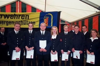 Befrderung zum Feuerwehrmann / frau