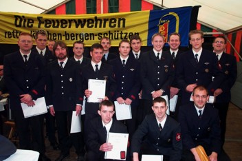 Befrderung zum Oberfeuerwehrmann 