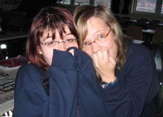 zitter... Kristina und Sarah